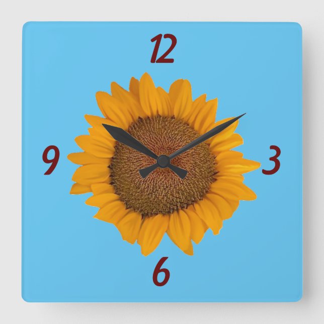Cuadrado Girasol de reloj (Anverso)