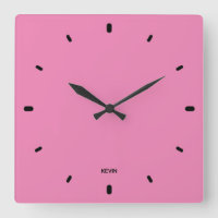 Goma de burbuja cara de reloj rosa y números de ho