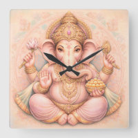 Gracia Atemporal: Reloj de Parede de Arte Pastel d