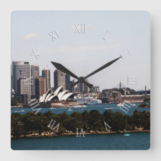 Cuadrado Icónico reloj de Sydney Australia View