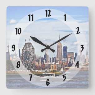 Cuadrado Jersey City NJ - Bote Policial Por Reloj De Colgat