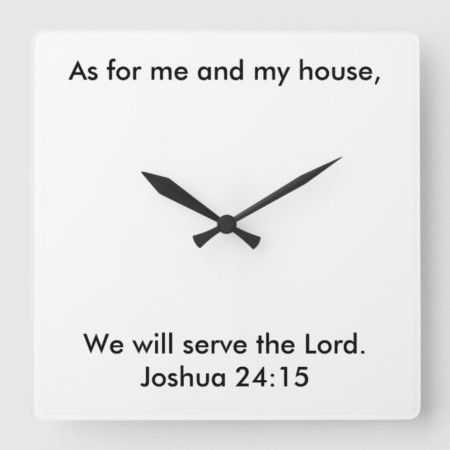 Cuadrado Joshua reloj 24:15 (Anverso)