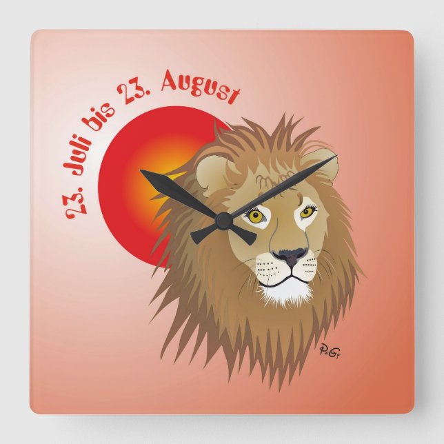 Cuadrado León - Sternzeichen reloj (Anverso)