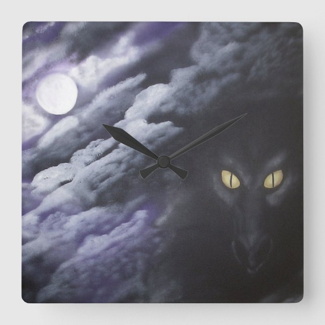 Cuadrado Luna de dragón - Reloj (Anverso)