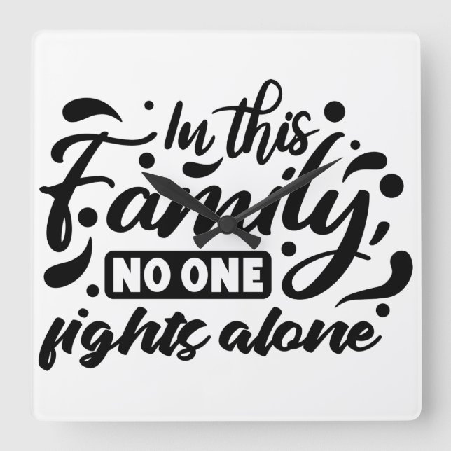 Cuadrado Mantener o crear el suyo propio :-) reloj abierto (Anverso)