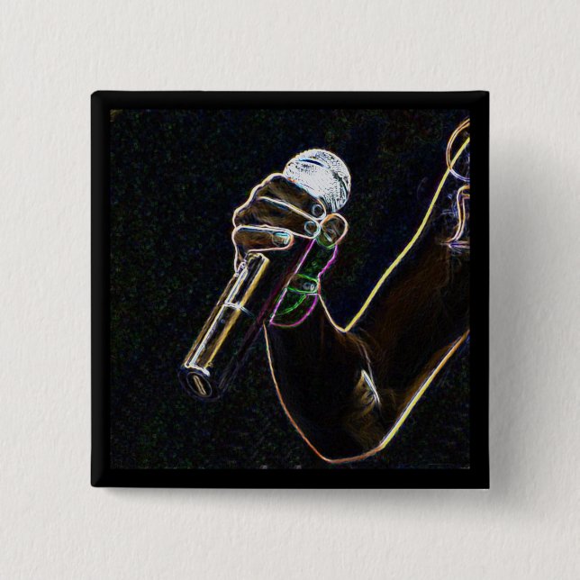 cuadrado micro del botón de la canción del (Anverso)