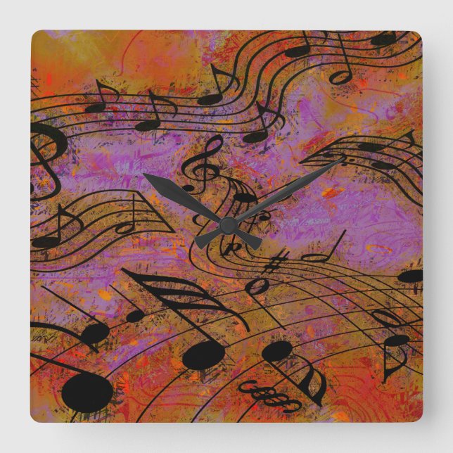 CUADRADO MÚSICA EN EL RELOJ AÉREO (Anverso)