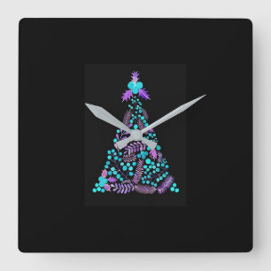 CUADRADO **NAVIDADES ART DECO** RELOJ