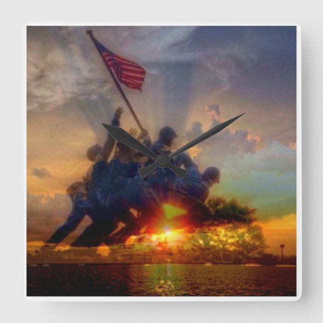 Cuadrado nosotros reloj de los infantes de marina (Anverso)