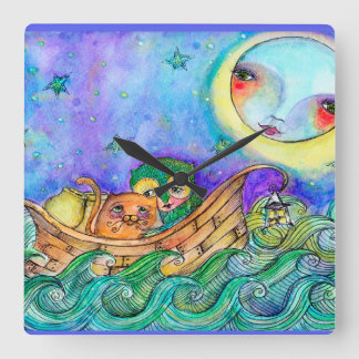 Cuadrado Owl y el reloj de coleccionista Pussycat