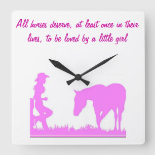 Cuadrado Pequeño reloj de la vaquera