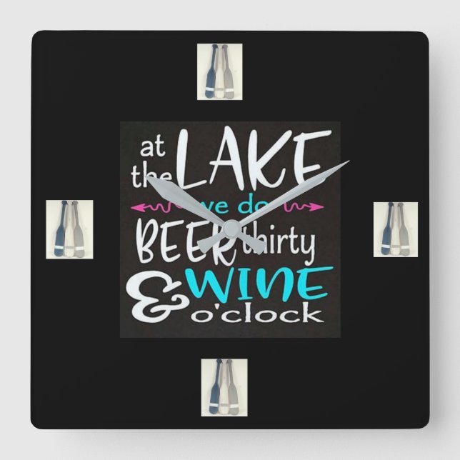 CUADRADO POR QUÉ VIVIMOS **EN EL LAGO** RELOJ (Anverso)