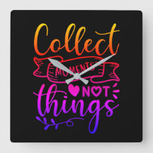 Recolectar momentos no cosas para el reloj de pare