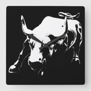 Cuadrado Regalos de reloj de Nueva York Decoración Reloj de