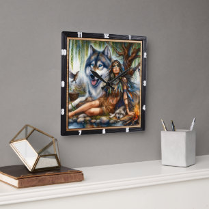 Cuadrado Relato de luz natural: Reloj suave