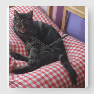 Cuadrado Reloj acrílico de Dave Square