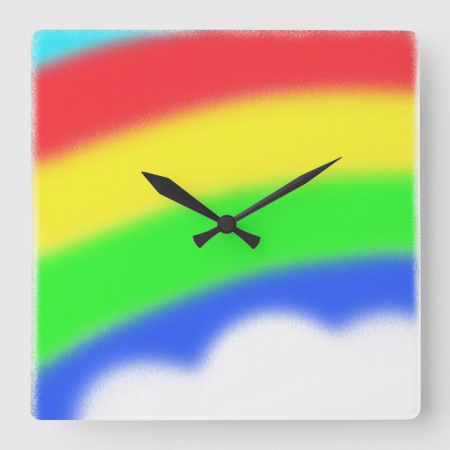 Cuadrado Reloj arcoiris (Anverso)