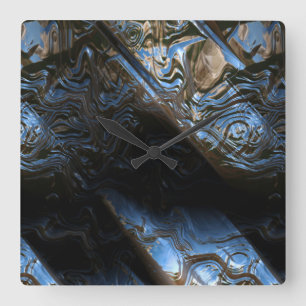 Cuadrado Reloj Art. 2-1 Metalizado de Sci-Fi