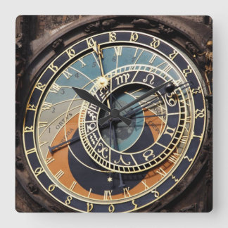 Cuadrado Reloj Astronómico En Praque