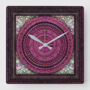 Cuadrado Reloj barroco victoriano