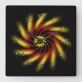 Cuadrado Reloj - Candre en negro