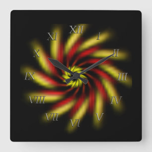 Cuadrado Reloj - Candre en negro