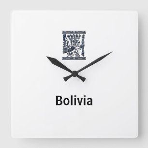 Cuadrado Reloj chaski boliviano