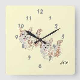 Cuadrado Reloj : Corgi