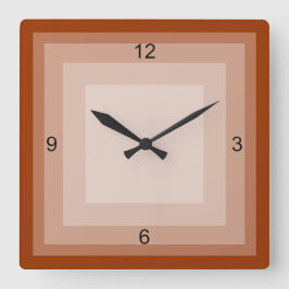 Cuadrado Reloj - cuadrados concéntricos