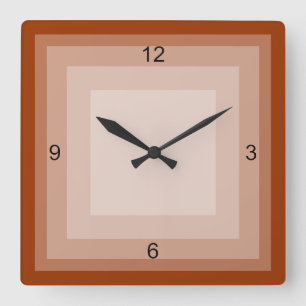 Cuadrado Reloj - cuadrados concéntricos