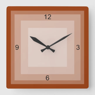 Cuadrado Reloj - cuadrados concéntricos