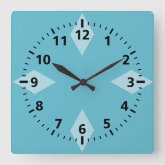 Cuadrado Reloj - Cuatro Diamantes