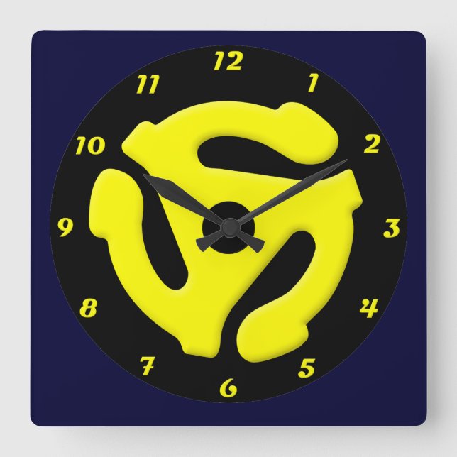 Cuadrado Reloj de 45 rpm (Anverso)