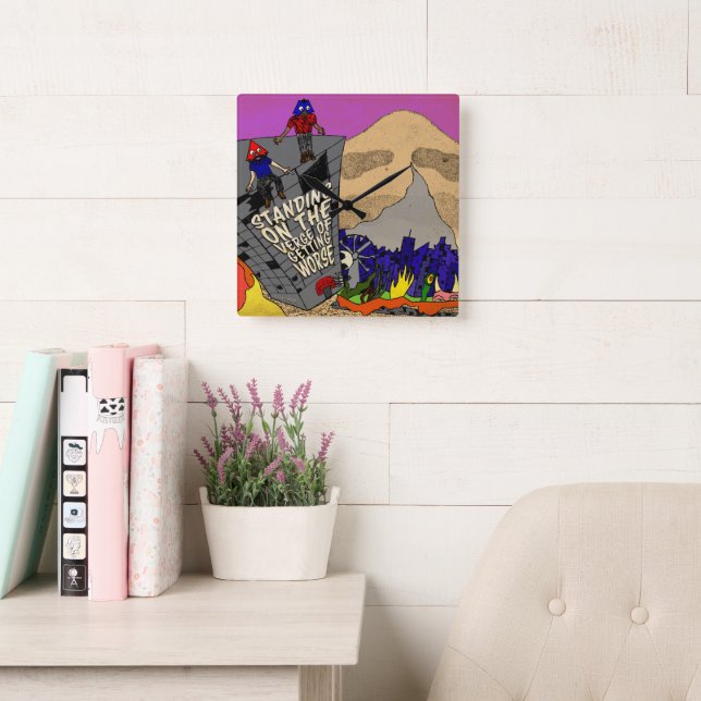 Cuadrado Reloj de álbum ATARI+MARI (Sala de lectura)