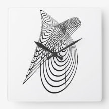 Reloj de arte geométrico