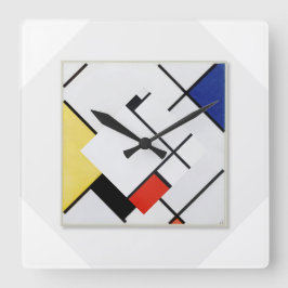 Cuadrado Reloj de arte moderno de Piet Mondrian