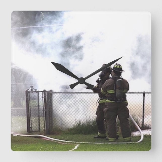 Cuadrado Reloj de bomberos (Anverso)