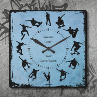 Reloj de Cama para Patinador con Efecto Azul que G