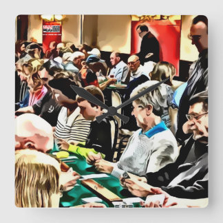 CUADRADO RELOJ DE CRIBBAGAS DE RENO