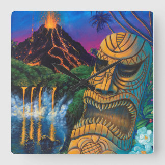 Cuadrado Reloj de dios de Tiki