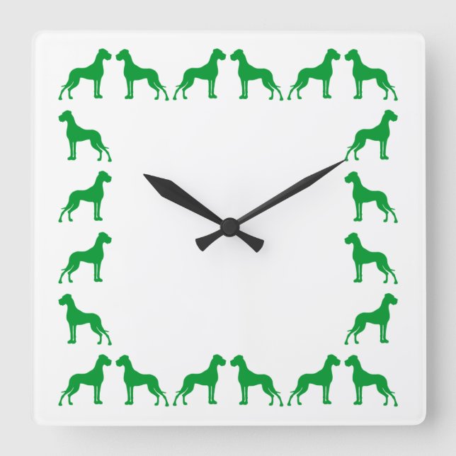 Cuadrado Reloj de dogo (Anverso)