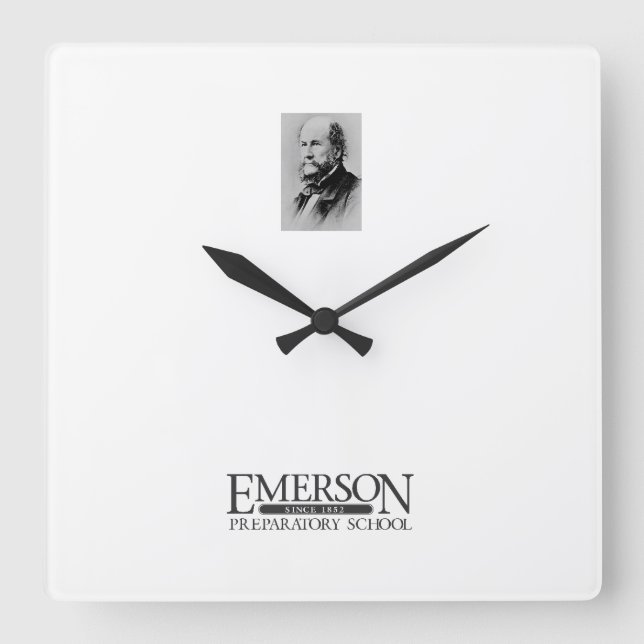 Cuadrado Reloj de Emerson (George) (Anverso)