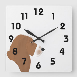 Cuadrado Reloj de enlace basset