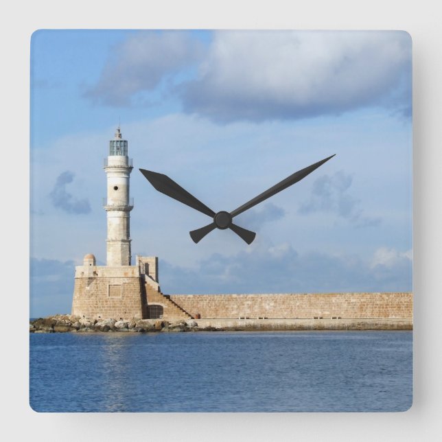 Cuadrado Reloj de faro (Anverso)