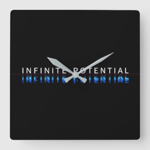 Cuadrado Reloj de Glitch de Potencial Infinito
