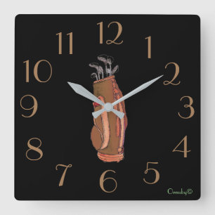 Cuadrado Reloj de golf