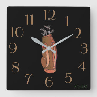 Cuadrado Reloj de golf