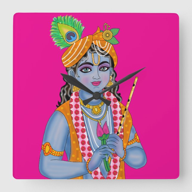 Cuadrado Reloj de Krishna (Anverso)