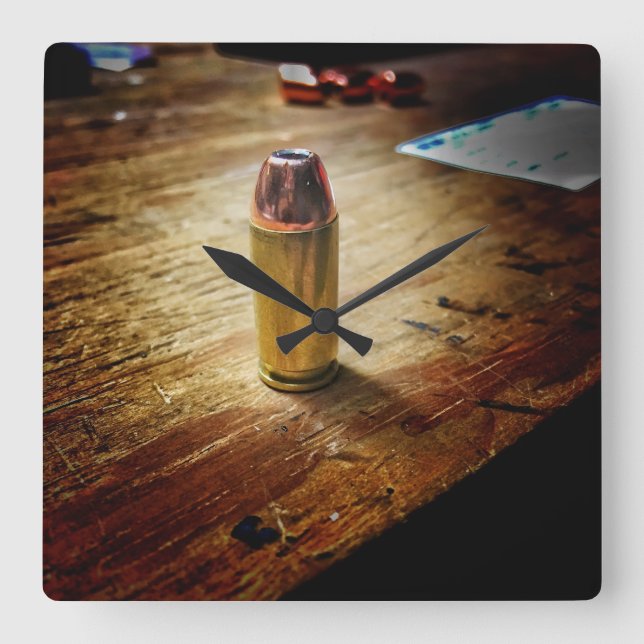 Cuadrado Reloj de la bala (Anverso)