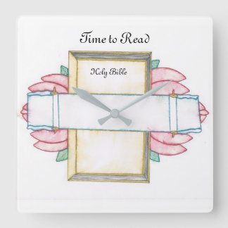 Cuadrado Reloj de la Biblia